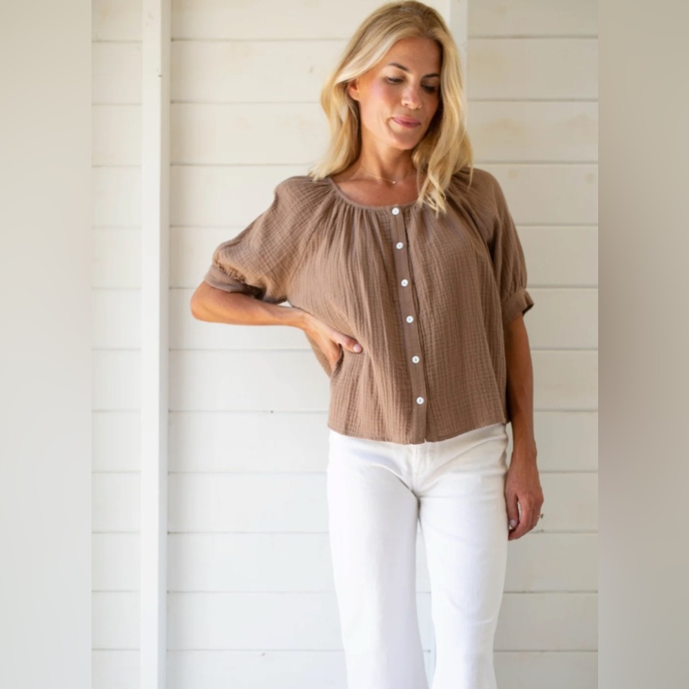 Marea Everly Gauze Top